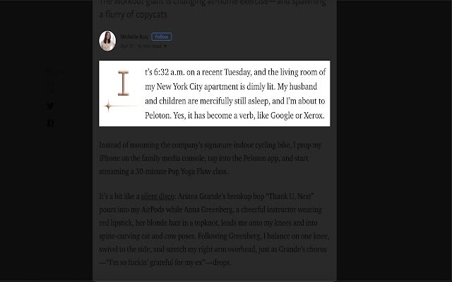 EZReader from Chrome web store to be run with OffiDocs Chromium online